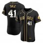 Chris Sale Boston Red Sox 2021 Black Golden Stitched Jersey For Men