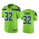 Chris Carson Seattle Seahawks Neon Green Color Rush Limited Stitched Jersey For Men