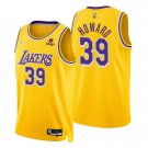 Dwight Howard Los Angeles Lakers Gold Icon 75th Anniversary Diamond Stitched Jersey For Men
