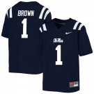 AJ Brown Ole Miss Rebels Navy College Football Stitched Jersey For Men