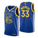 James Wiseman Golden State Warriors Royal Icon 75th Anniversary Diamond Stitched Jersey For Men