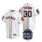 Kyle Tucker Houston Astros White Cool Base 2021 World Series Stitched Jersey For Men