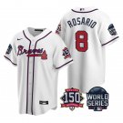 Eddie Rosario Atlanta Braves White Cool Base 2021 World Series Stitched Jersey For Youth
