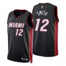 Dru Smith Miami Heat Icon Black 75th Anniversary Diamond Stitched Jersey 2022 For Men