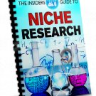 The Insiders Guide To Niche Research | E-Book Download