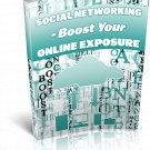 Social Networking Boost Your Online Exposure | E-Book Download
