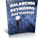 Balancing Keywords And Content | E-Book Download