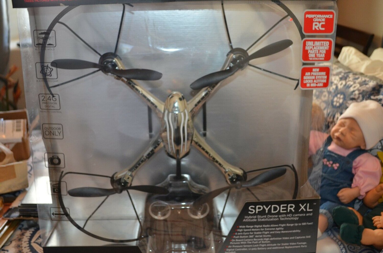 spyder xl drone from propel. 1 battery pack INCLUDED