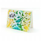 Thanks card with birds, thanks for the wedding, thanks for your friendship