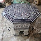 Arabic ethic table set decorated with seashells