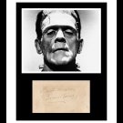 BORIS KARLOFF * LEGEND OF HORROR * HAND SIGNED AUTOGRAPH