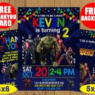 Avengers Superhero Invitation, Superhero Invitations, Superhero Birthday Invitations