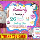 Jojo Siwa Invitation, Jojo Siwa Invitations, Jojo Siwa Birthday Invitation