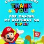 Mario Invitation, Mario Invitations, Super Mario Invitation, Super Mario Invitations