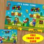 Mario Invitation, Mario Invitations, Super Mario Invitation, Super Mario Invitations