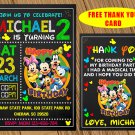Mickey Mouse Invitation, Mickey Mouse Invitations, Mickey Mouse Birthday