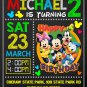 Mickey Mouse Invitation, Mickey Mouse Invitations, Mickey Mouse Birthday