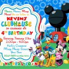 Mickey Mouse Invitation, Mickey Mouse Invitations, Mickey Mouse Birthday Invitation