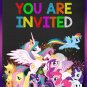 My Little Pony Invitation, My Little Pony Invitations, My Little Pony Birthday Invitation