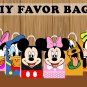 Mickey Mouse Favor Bag, Mickey Mouse Favor Bags, Mickey Mouse Birthday