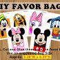 Mickey Mouse Favor Bag, Mickey Mouse Favor Bags, Mickey Mouse Birthday