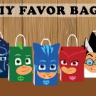 PJ Masks Favor Bag, PJ Masks Favor Bags, PJ Masks Birthday Favor Bag