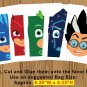 PJ Masks Favor Bag, PJ Masks Favor Bags, PJ Masks Birthday Favor Bag