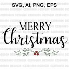 Christmas SVG, Merry Christmas SVG, Merry Christmas Saying Svg, Christmas Clip Art