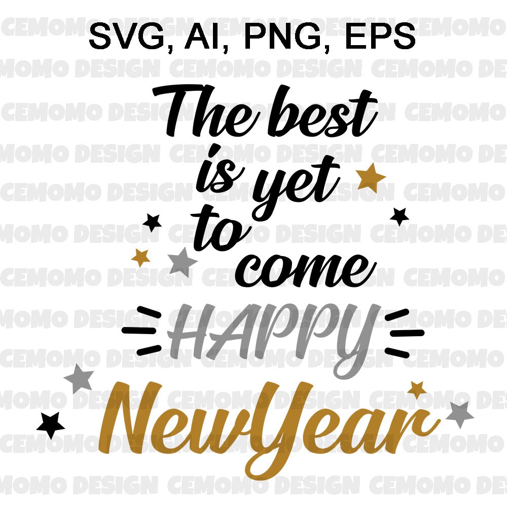 New Year svg, Happy New Year SVG, New Year 2022 svg, Happy New Year 2022 svg