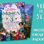 Encanto Invitation ENCANTO Birthday Invitation Mirabel, Isabel, Luisa, Dolores, Antonio!