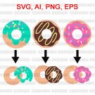 Donut SVG Donuts SVG Dinut AI SVG PNG EPS