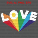 LOVE SVG LGBT SVG GAY SVG LGBTQ SVG RAINBOW LGBT SVG