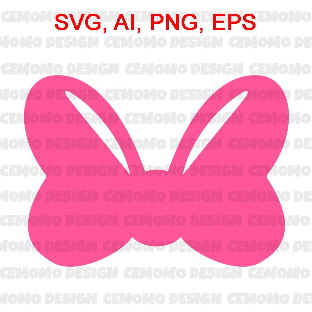 Minnie Mouse Bow SVG Minnie Mouse SVG Bow SVG