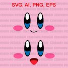 Kirby Face SVG Kirby SVG Nintendo SVG Kirby Face SVG Kirby SVG Nintendo SVG