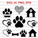 Paw Print SVG Dog Paw Print SVG Dog Paw SVG Paw SVG Dog Mom SVG Puppy SVG Dog Paws SVG Dog Lover SVG