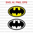 Batman SVG Batman Logo SVG Dark Knight SVG Superhero SVG DC Superhero SVG