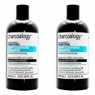 Charcoalogy Bamboo Charcoal Purifying Deep Cleansing Shampoo 400 ml. x 2 pcs.