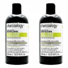 Charcoalogy Bamboo Charcoal Revitalizing Scalp Toning Conditioner 400 ml. x 2 pcs.