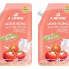 A BONNE’ Moisturizing Shower Cream Scrub Tomato and Milk 350 g. x 2 pcs.