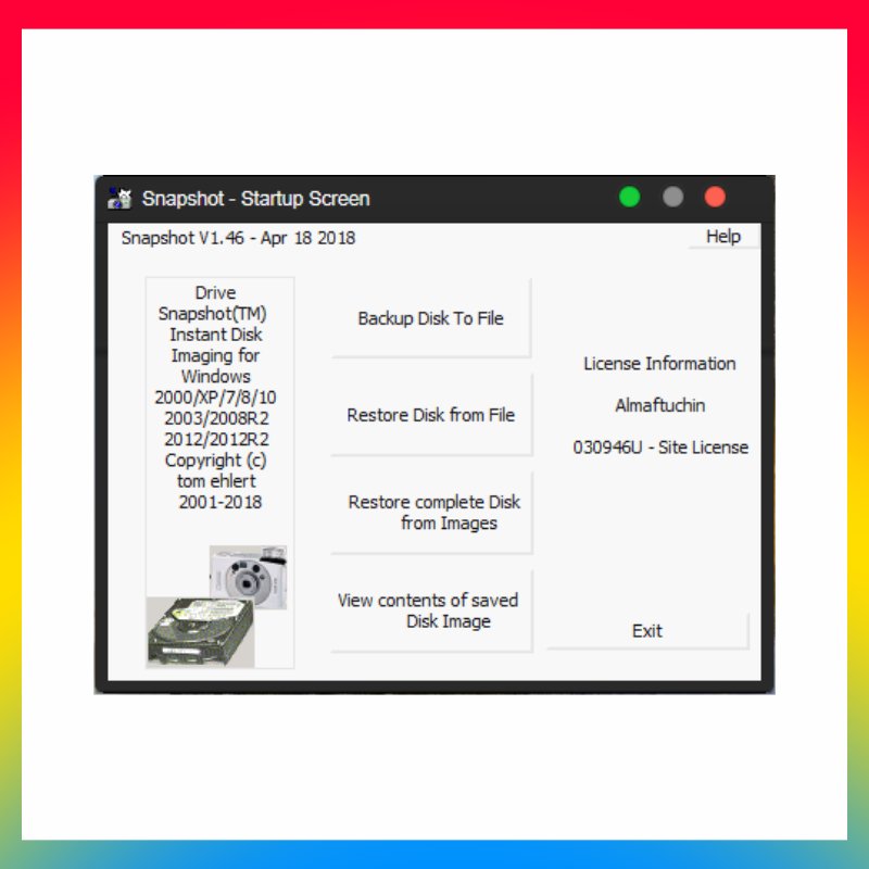 License Drive Snapshot 1.46 Pro