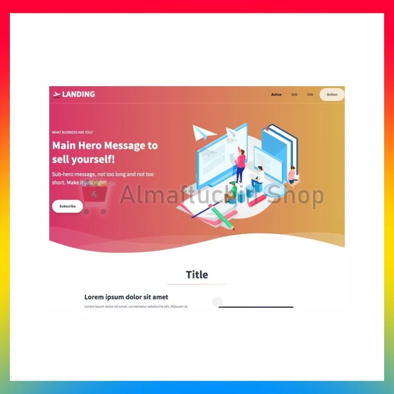 Landing Page Landing Web Template