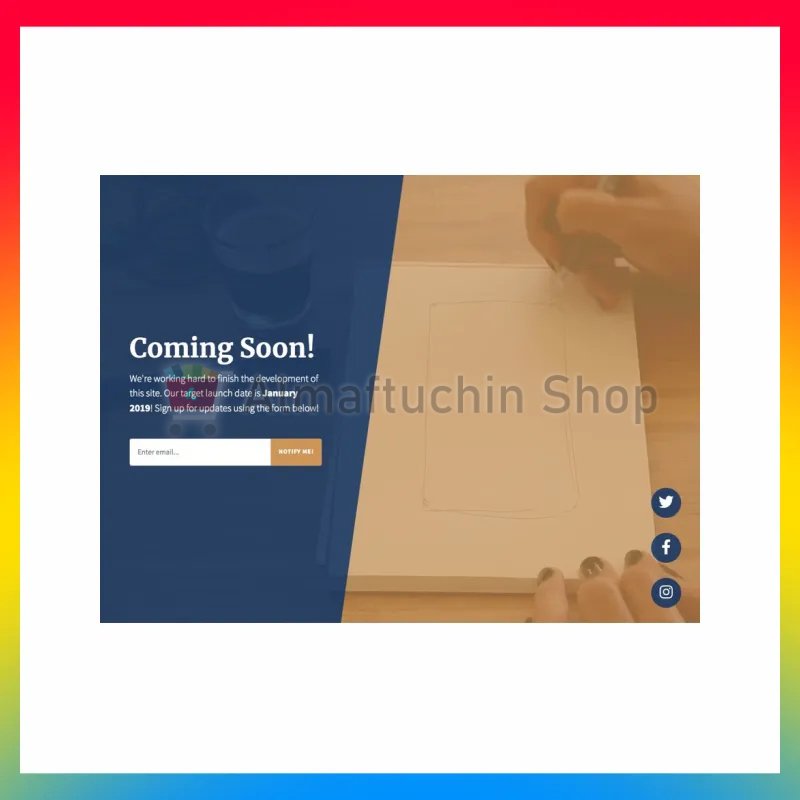 Landing Page Start Coming Soon Web Template