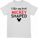 DISNEYLAND I Like My Food Mickey Shaped T-shirt DISNEYLAND I Like My Food Mickey Shaped T-shirt