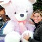 American Made Giant Pink Teddy Bear 54 Inch Soft Stuffed  Made in USA America