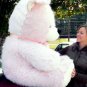 American Made Giant Pink Teddy Bear 54 Inch Soft Stuffed  Made in USA America