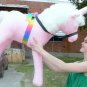 American Made Giant Stuffed Pink Unicorn 3 Feet Wide Soft Made in USA America