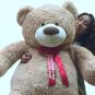 Personalized Big Plush Giant Teddy Bear Soft Smiling Big Teddybear 5 Foot Bear