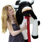 American Made Giant Stuffed Cow 42 Inch Big Plush Farm Animal Soft Made in USA