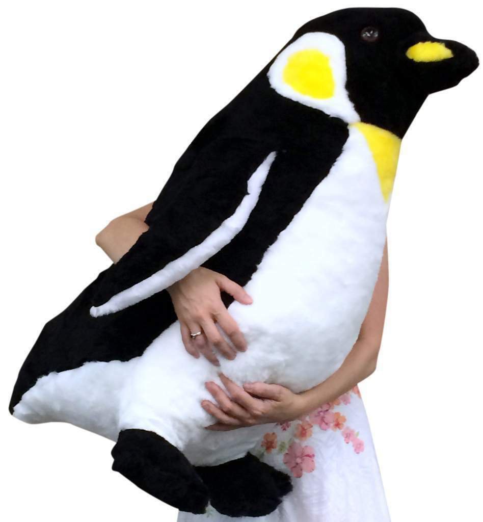 American Made Giant Stuffed Penguin 30 Inch Big Soft Stuffed Animal Made in USA
