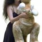 American Made Big Stuffed Kangaroo 42 Inches Tall With Baby in Pouch Made in USA